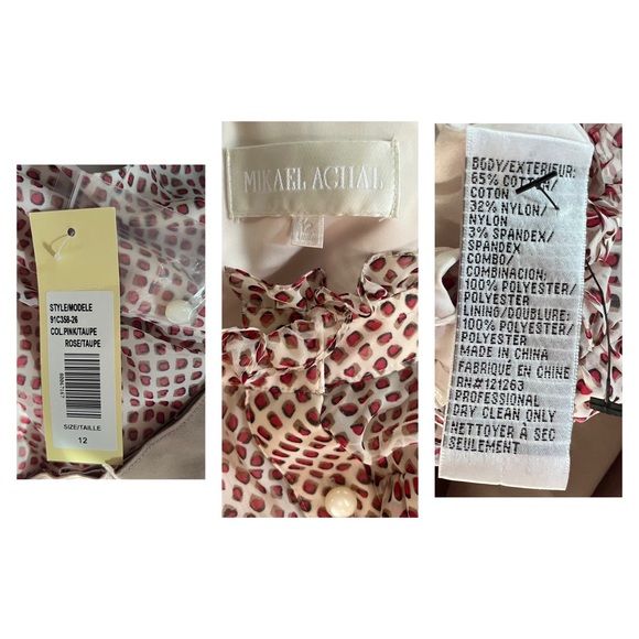 Mikael Aghal Midi Dress 12 RUNS SMALL - Picture 11 of 11